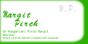 margit pirch business card